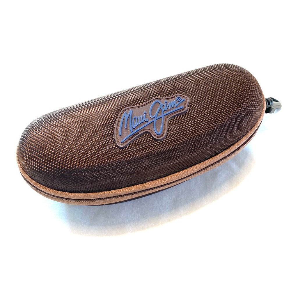 Maui Jim Brown Zip Around Sunglasses / Eyeglasses Hard Case